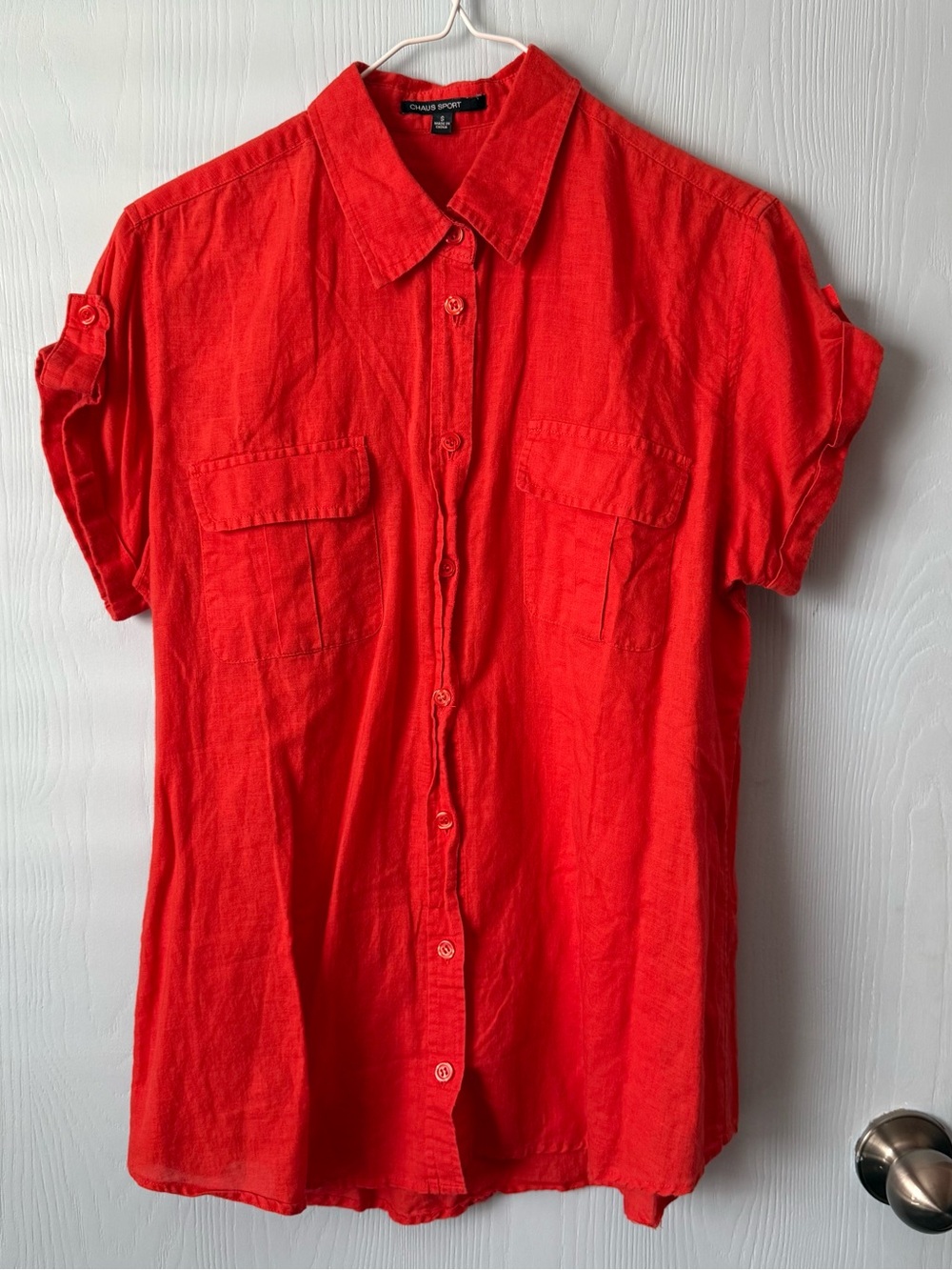 Chuas Sport Button-Up Short Sleeve Shirt